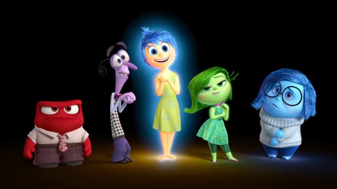 The characters of Pixar's INSIDE OUT