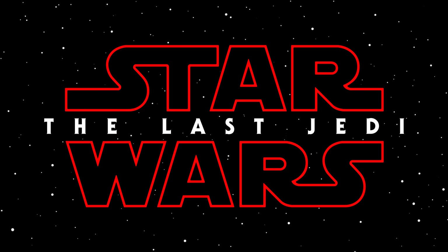 The STAR WARS LAST JEDI logo